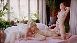 SENSUAL.LOVE Bella Three amazing girls Spark, Evelin Elle and Sofilie having fun on the bed